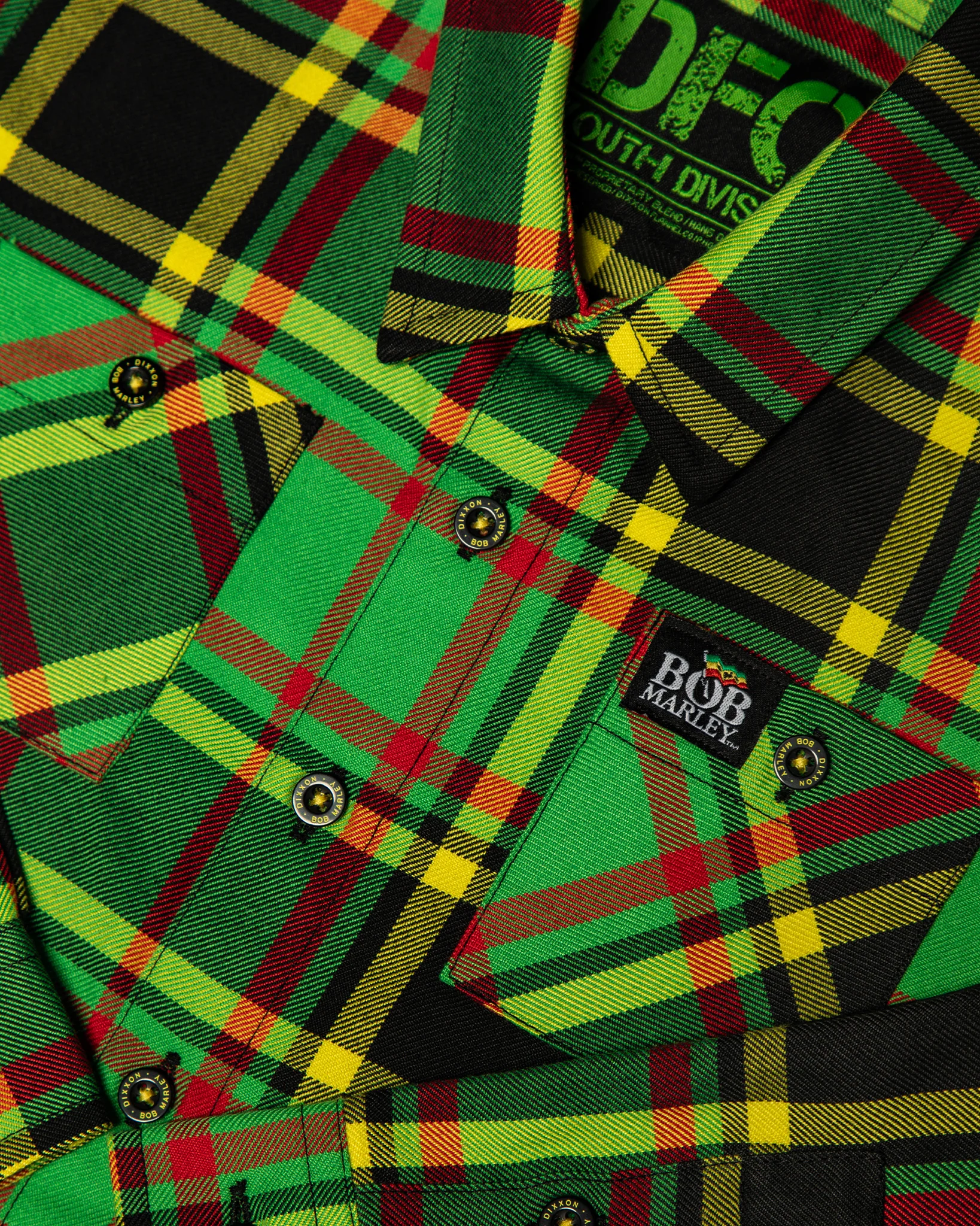 Youth Bob Marley 2026 Flannel - Image 5