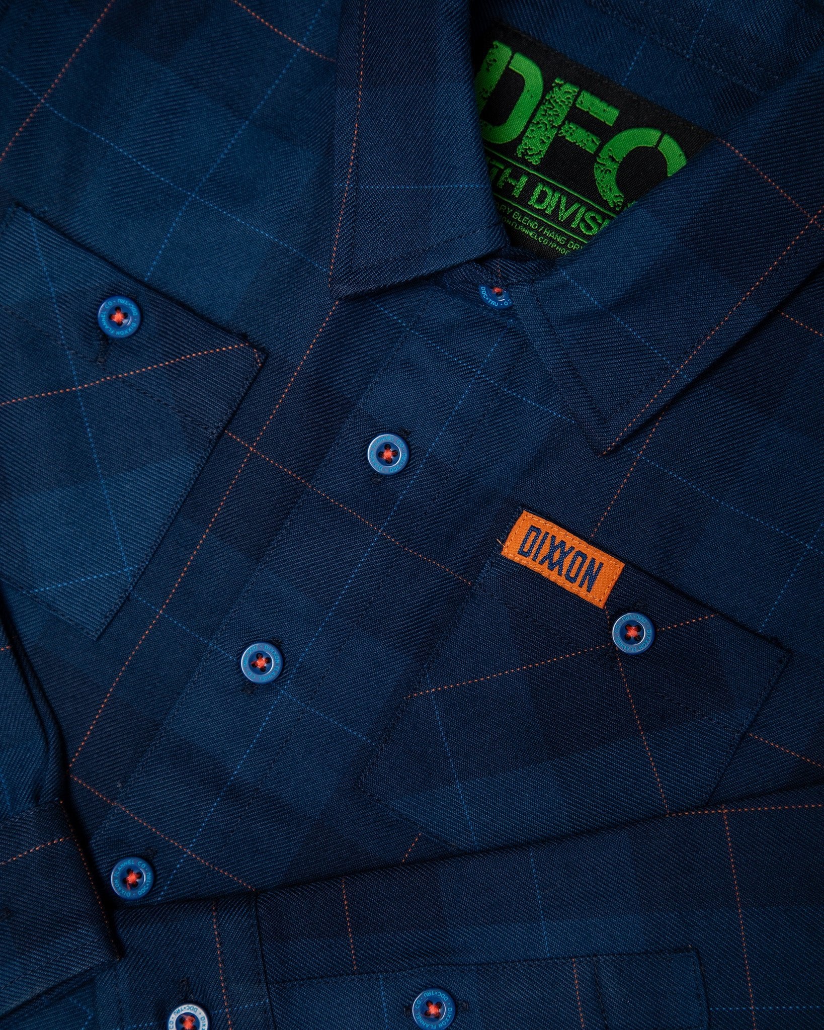 Youth DDC + TRU (Draplin) Flannel - Never-Ending Navy - Image 2