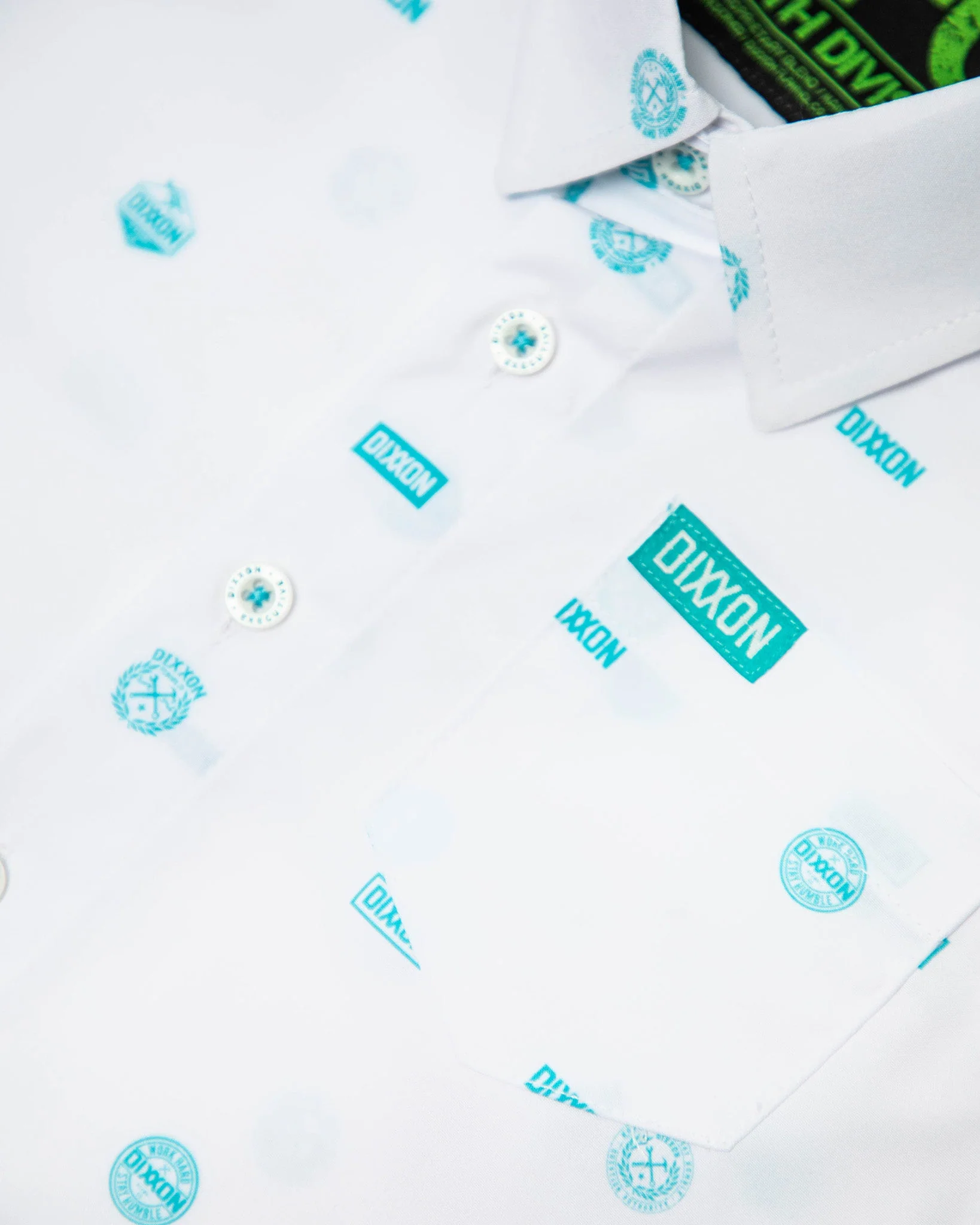 Youth Executive Party Shirt - White & Tiffany - Image 2