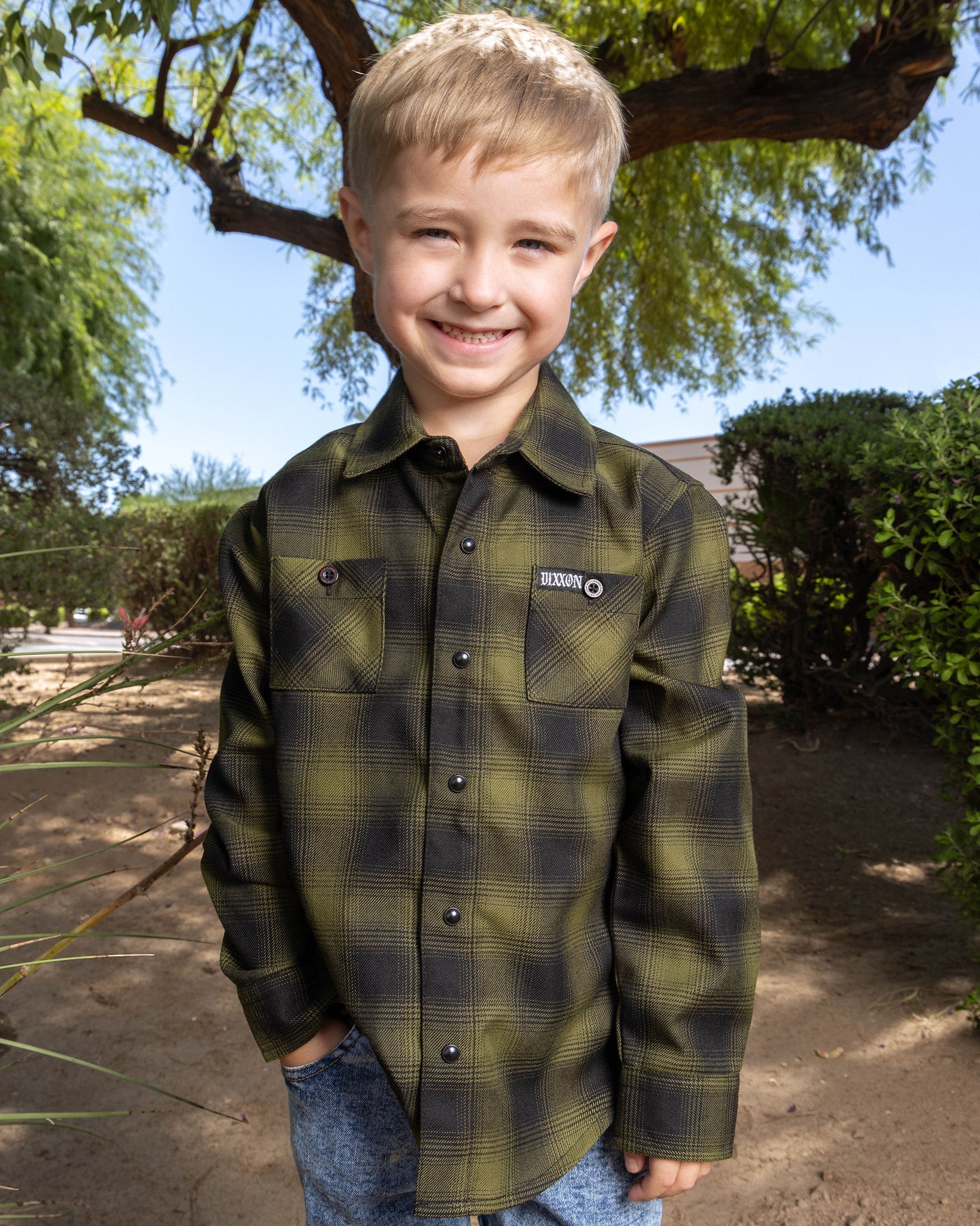 Youth Lone Wolf Heritage Flannel - Image 4