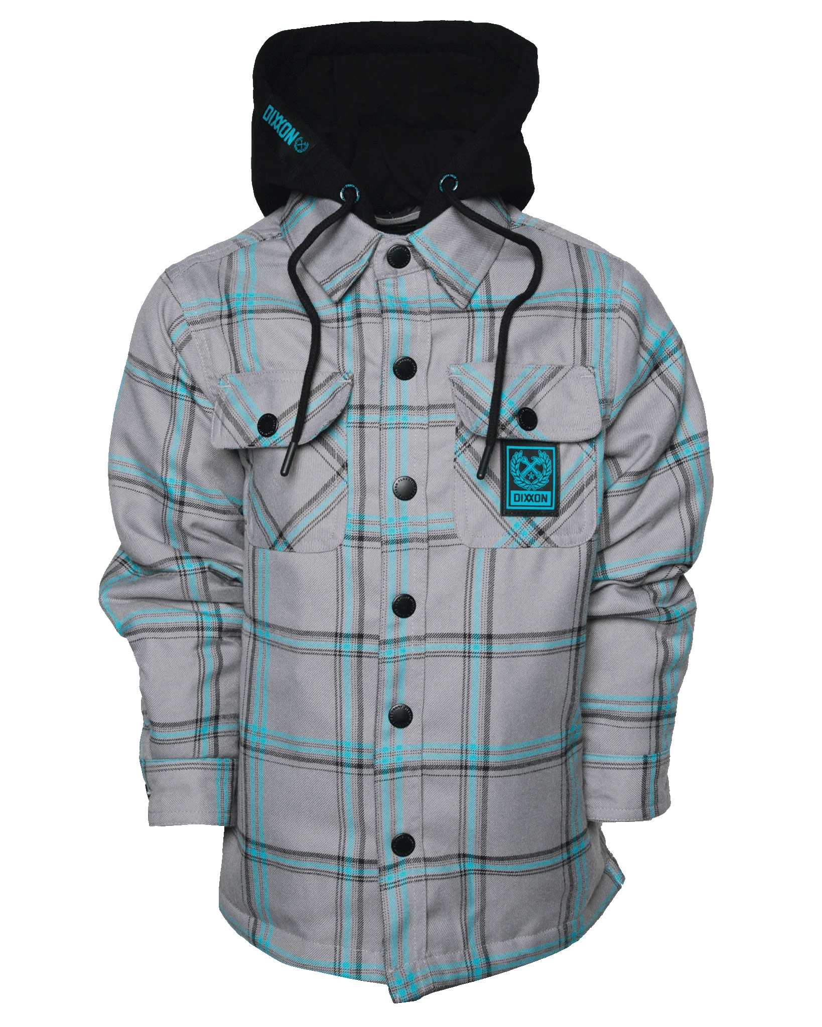 Youth Midtown Hooded Flannel Jacket - Image 2