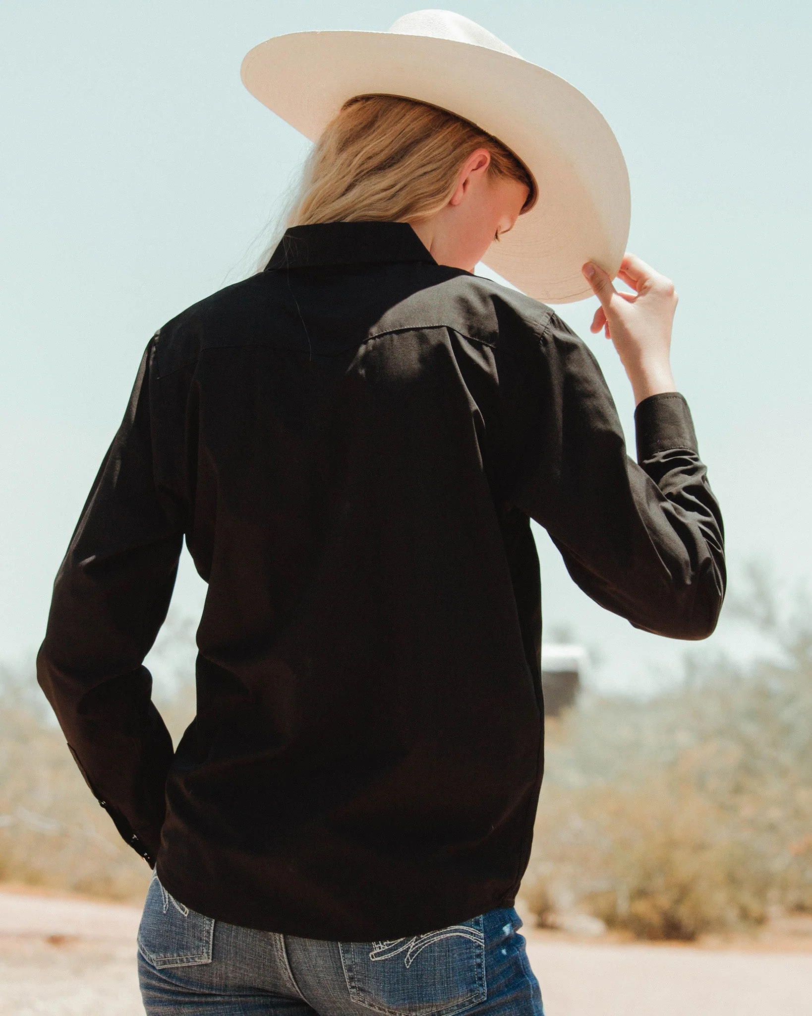 Youth Outlaw Bamboo Long Sleeve - Lasso - Image 3