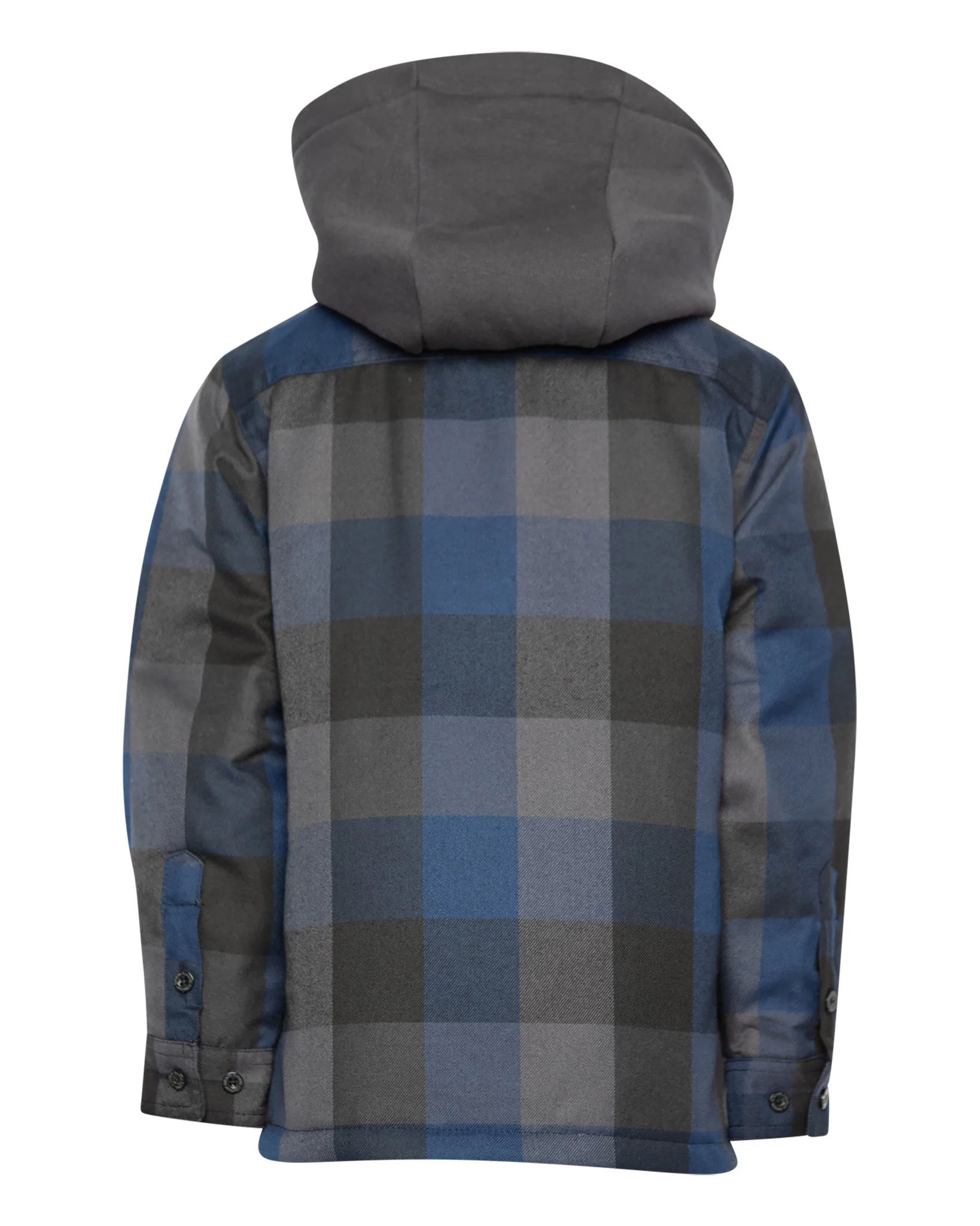 Youth Overtime Hooded Flannel Jacket - Image 2