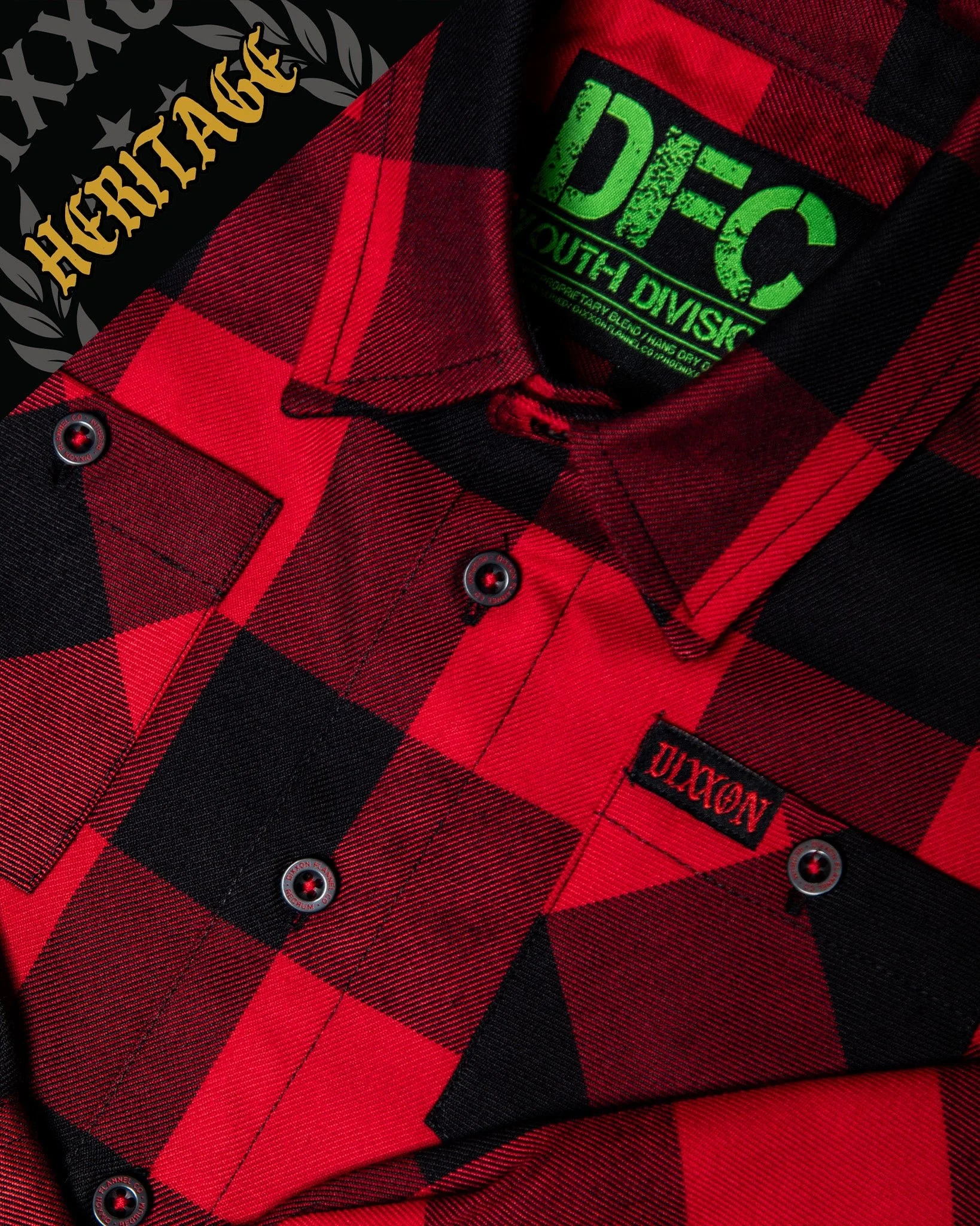 Youth Redrum Heritage Flannel - Image 2
