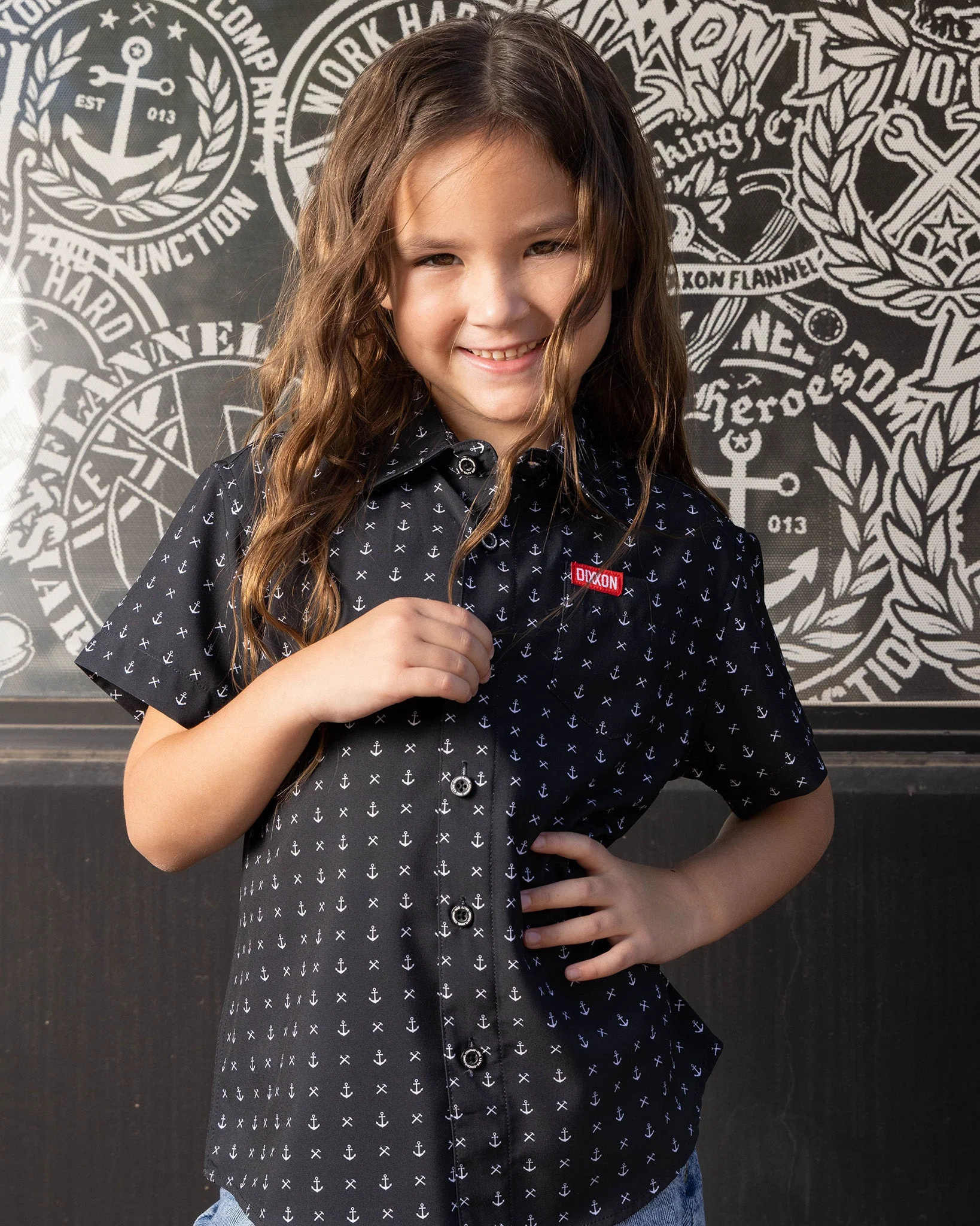 Youth Salty Dog Party Shirt - Black & White - Image 3