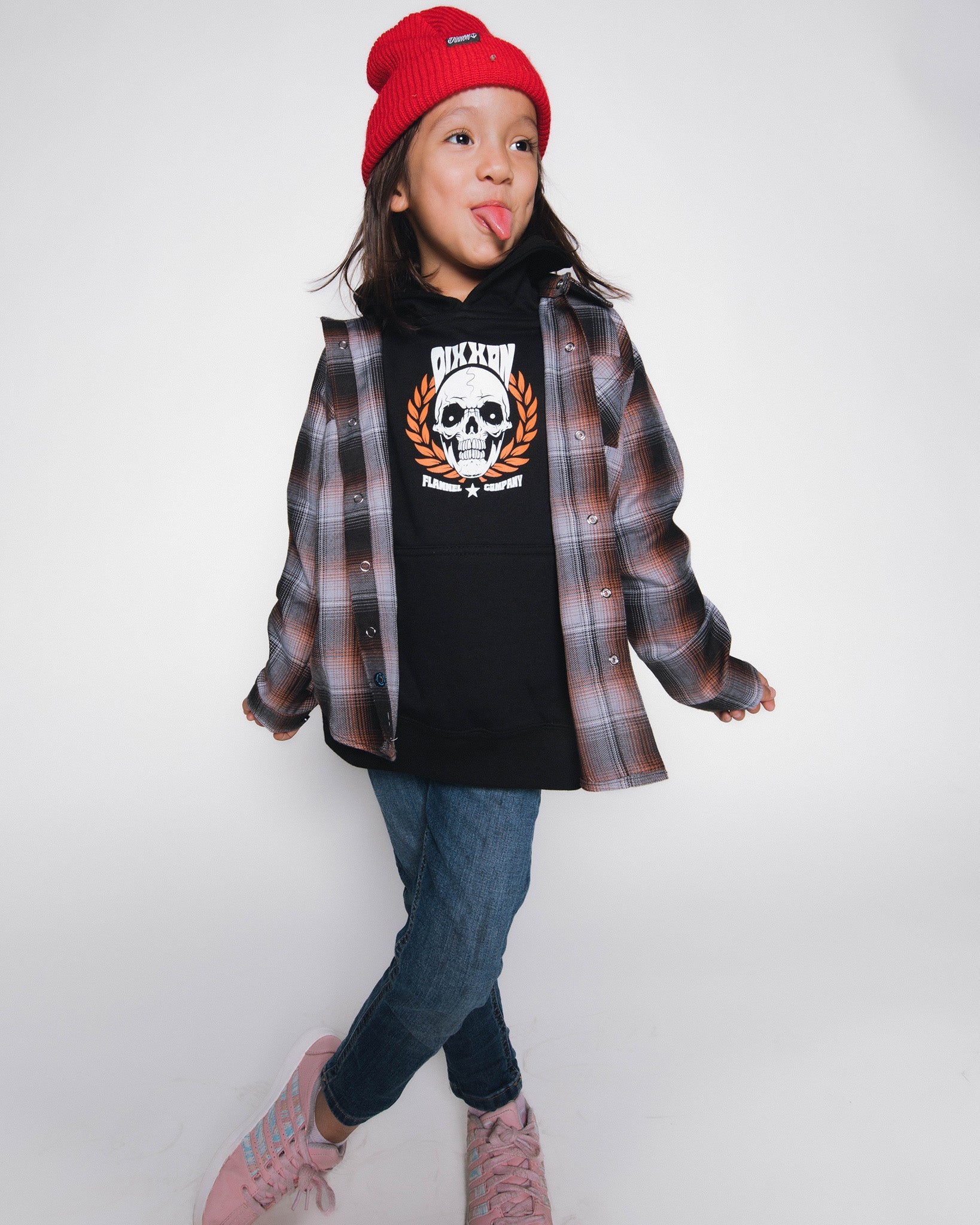 Youth Skullio Pullover Hoodie - Black - Image 4