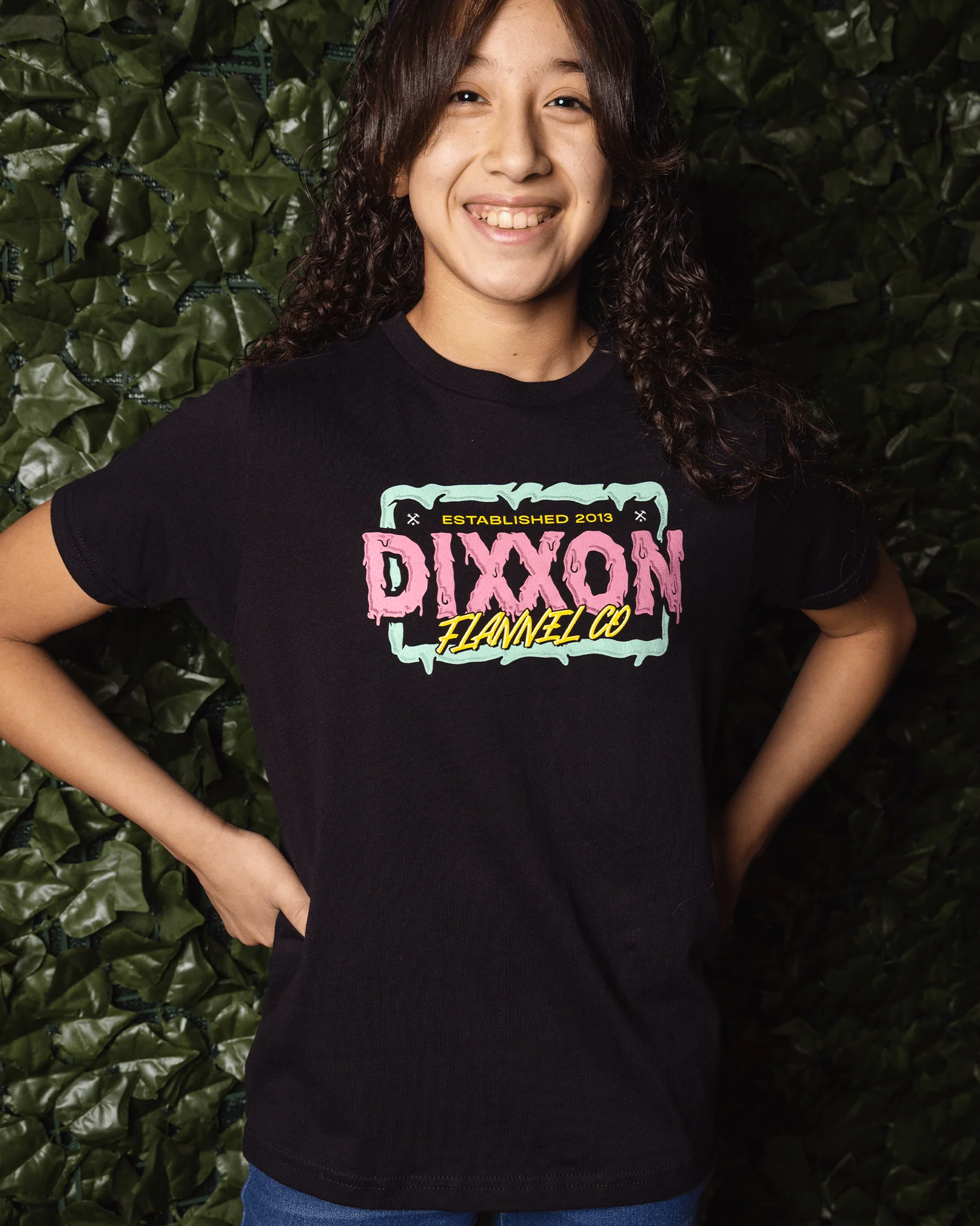 Youth Slime T-Shirt - Black - Image 2
