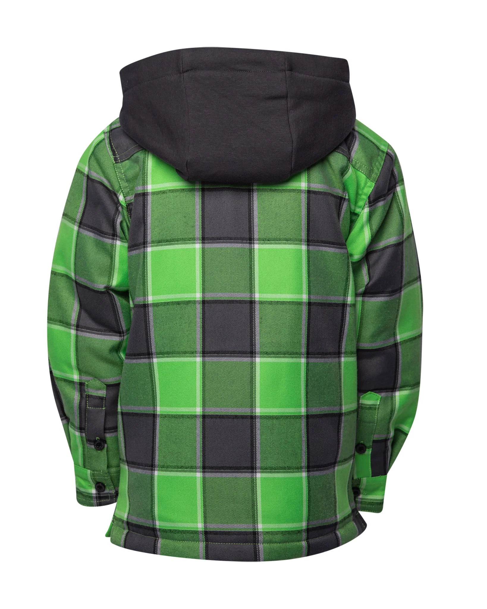 Youth Springfield Hooded Flannel Jacket - Image 2