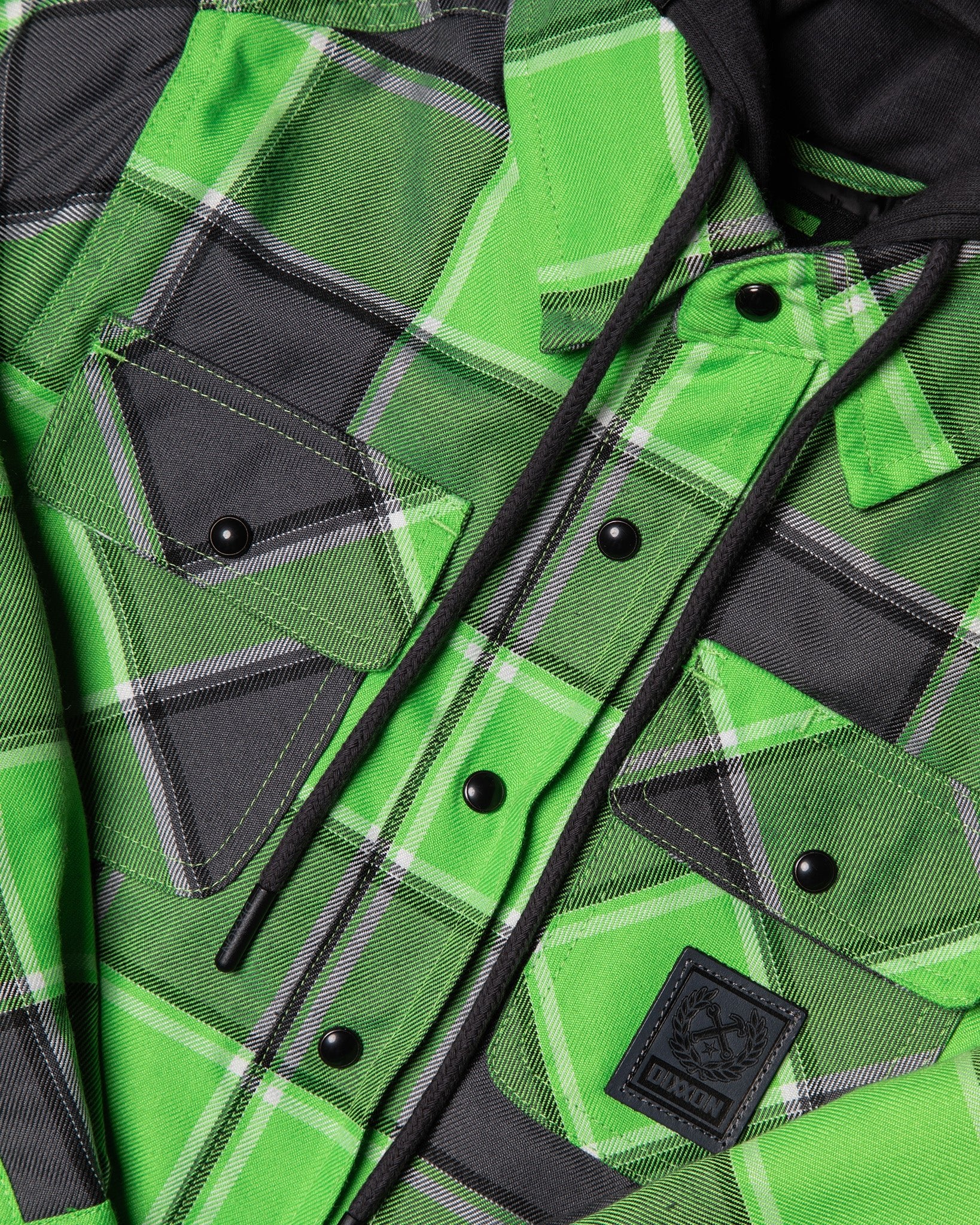 Youth Springfield Hooded Flannel Jacket - Image 3