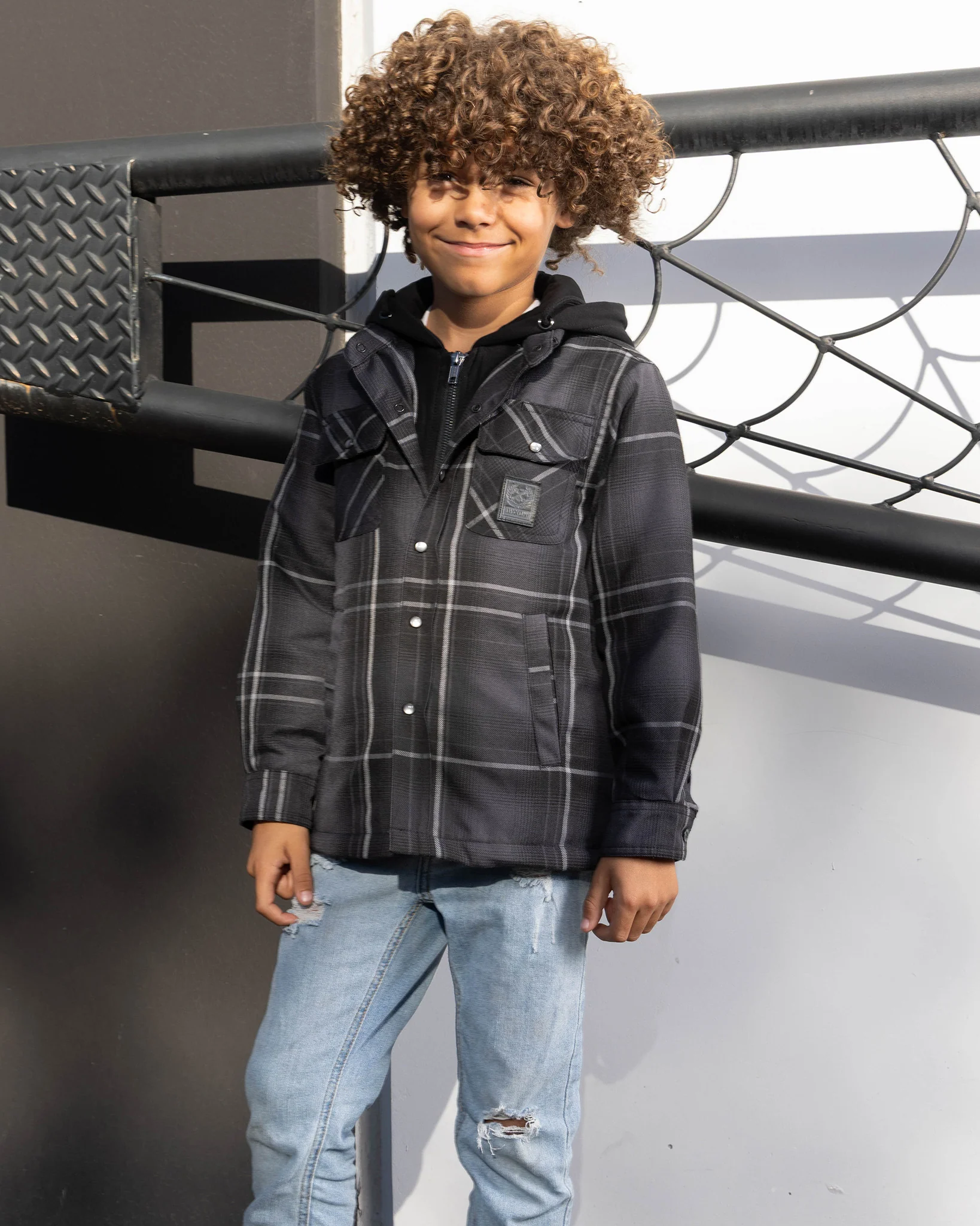 Youth The Ritual Hooded Flannel Jacket - Image 2
